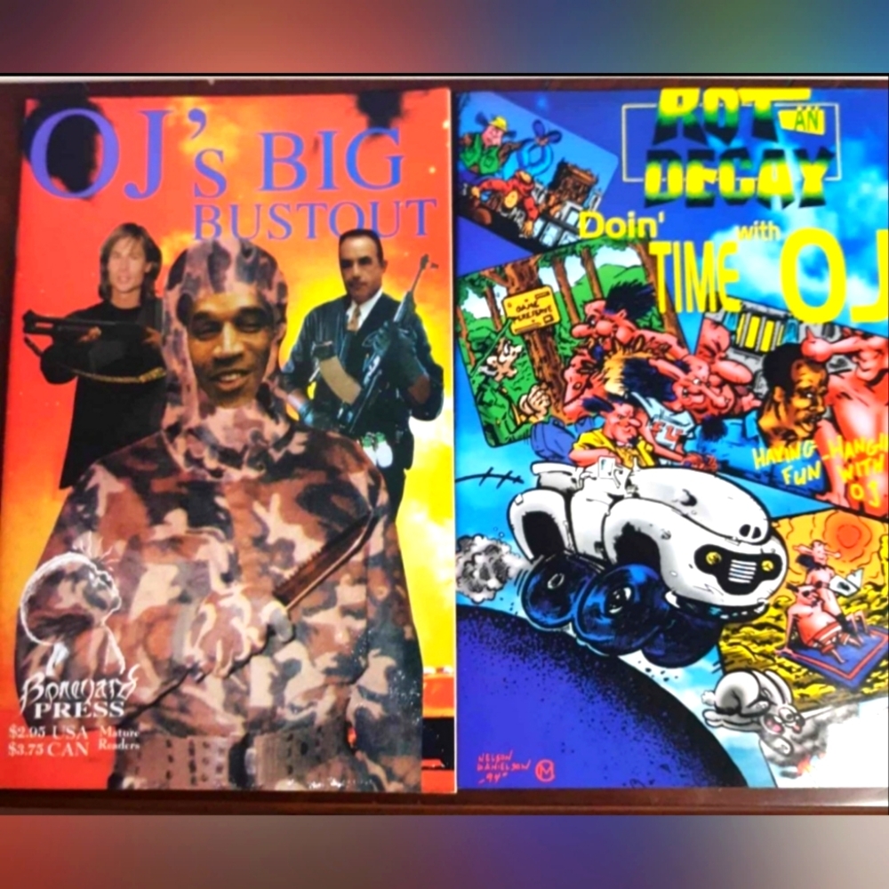 OJ in Hell 2-pack Of Comics By Boneyard Press